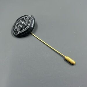 Black Mourning Jewelry lapel pin